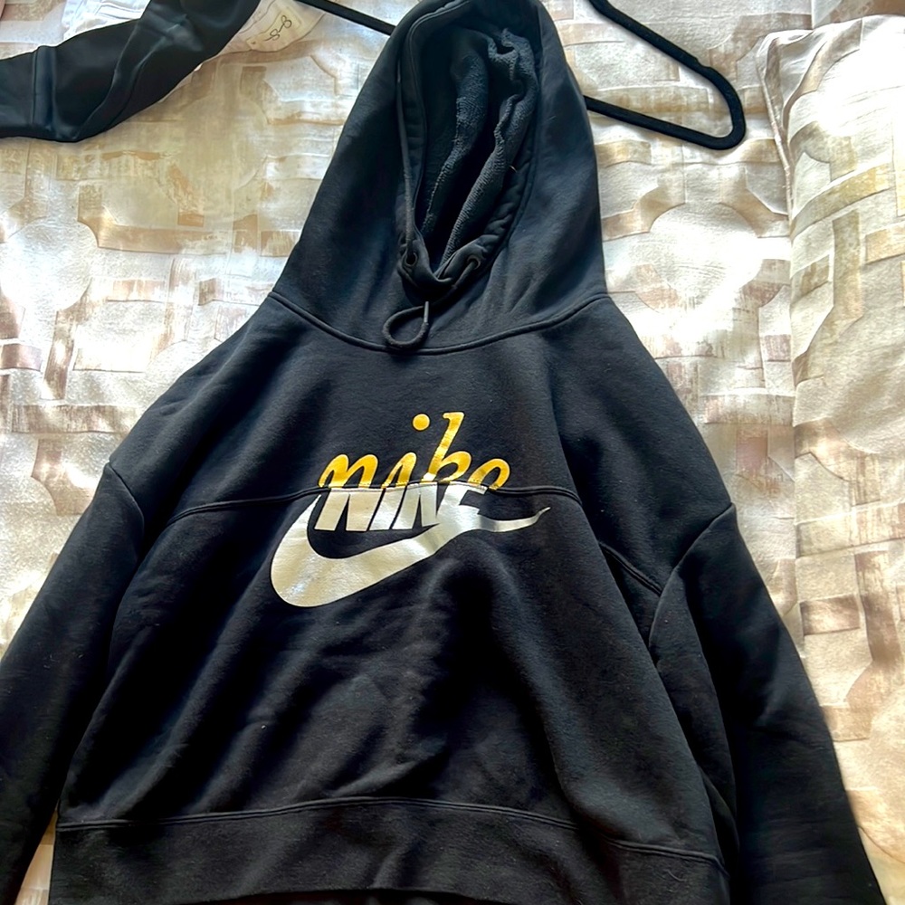 Nike hoodie crop top